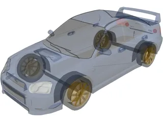 Subaru Impreza WRX Sti (2004) 3D Model preview