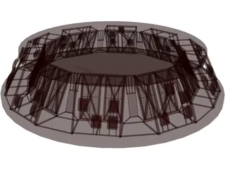Madonna Detroit 3D Model preview