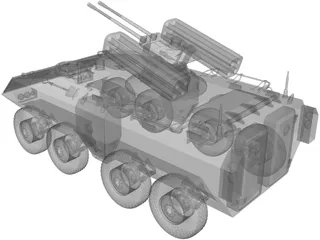 Future Combat Vehicle 3D Model preview