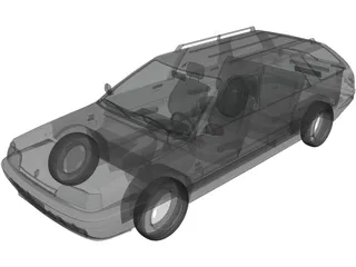 Renault 21 Nevada 3D Model preview