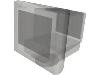 Monitor CRT (19 inch) 3D Model preview