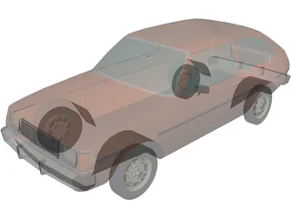 Mazda GLC (1980) 3D Model preview