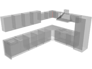 Kitchen 3D Model preview