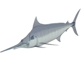 Marlin Blue 3D Model preview