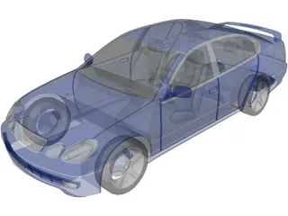 Toyota Aristo 3D Model preview