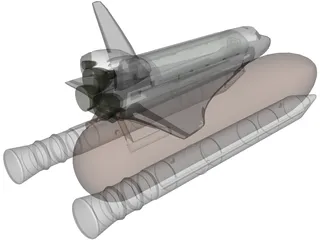 Space Shuttle Challenger 3D Model preview