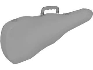Violin Case 3D Model preview