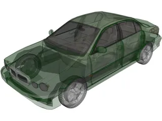 Jaguar X Type (2003) 3D Model preview