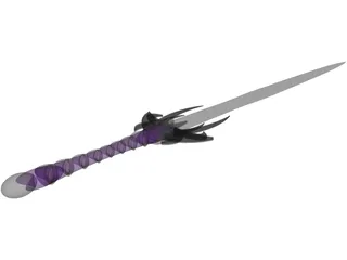 Sword Skull 3D Model preview
