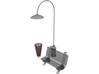 Fancy Post 3D Model preview