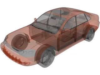 Saturn ls (2003) 3D Model preview
