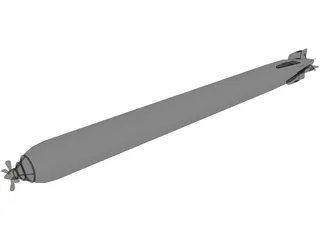 Torpedo 3D Model preview