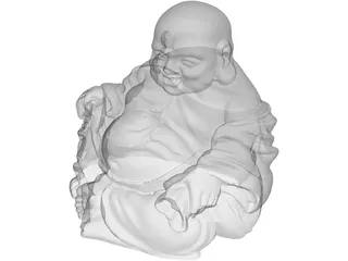 Buddha Sitting 3D Model preview