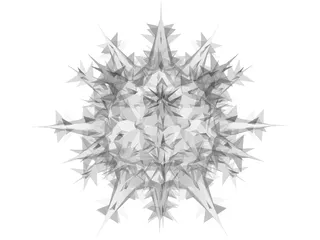 Snowflake 3D Model preview