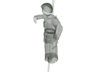 Scarecrow 3D Model preview