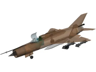 MiG-21 3D Model preview