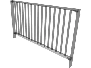 Railings 3D Model preview