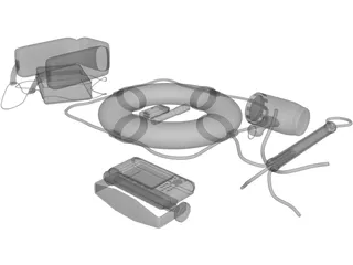 Boating Supply (Safety Equipment) 3D Model preview