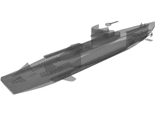 U-998 3D Model preview