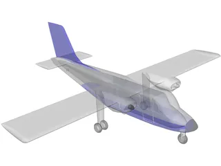 Britten Norman Islander/Defender 3D Model preview