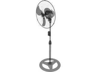Fan 3D Model preview