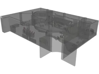 Restaurant 3D Model preview