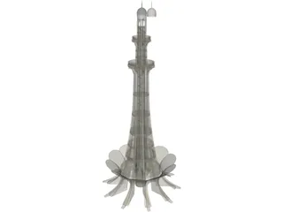 Minar-e-Pakistan 3D Model preview