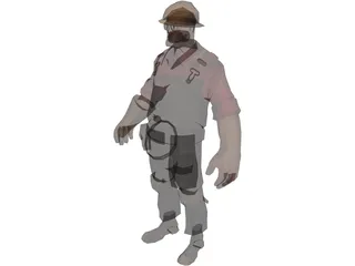 Engineer 3D Model preview