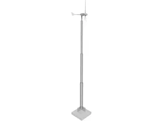 Wind Turbine 16 kW 3D Model preview