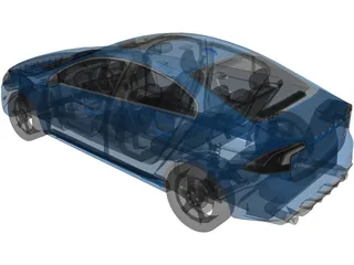 Volvo S60 3D Model preview