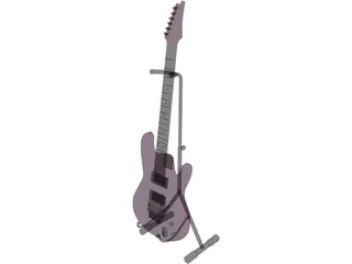 Electric Guitar 3D Model preview