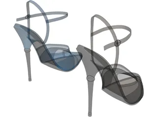 High Heels 3D Model preview