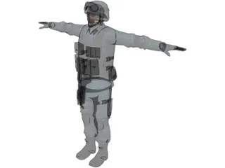 SWAT 3D Model preview