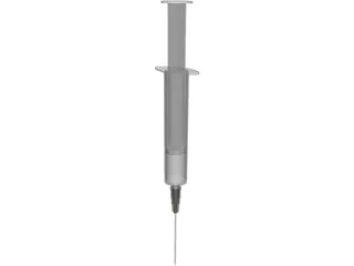 Syringe 3D Model preview