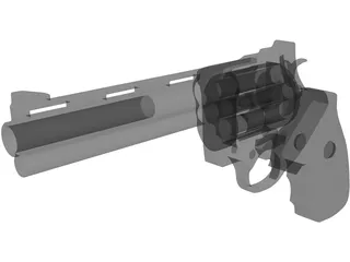 M9 Revolver 3D Model preview