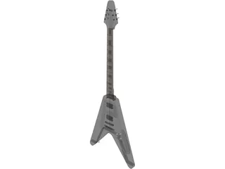 Gibson Classic Flying V 3D Model preview