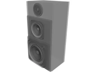 Speaker 3D Model preview