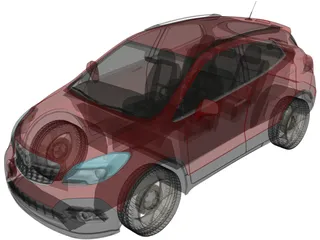 Opel Mokka (2013) 3D Model preview