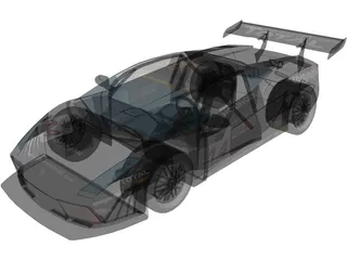 Lamborghini Gallardo GT3 Cup 3D Model preview