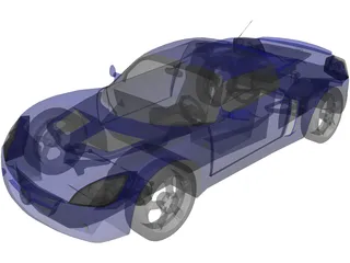 Opel Speedster (2004) 3D Model preview