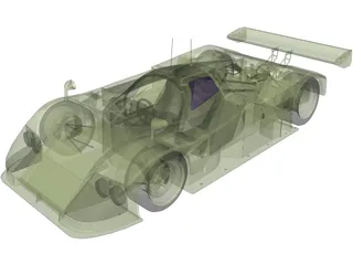 Mazda 787B (1991) 3D Model preview