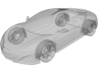 Honda NSX Concept (2013) 3D Model preview