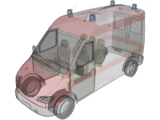 Ambulance 3D Model preview