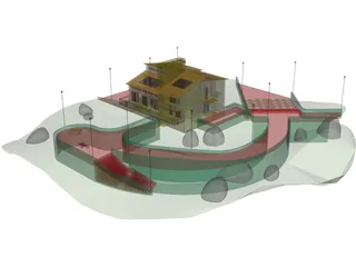 House 3D Model preview