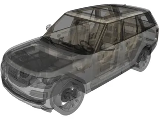 Range Rover L405 (2013) 3D Model preview