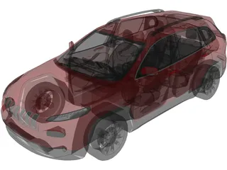 Jeep Cherokee (2015) 3D Model preview