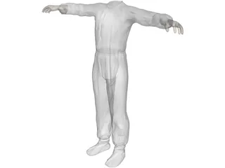 Cloth Surgical 3D Model preview