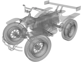 Quad Concept 3D Model preview