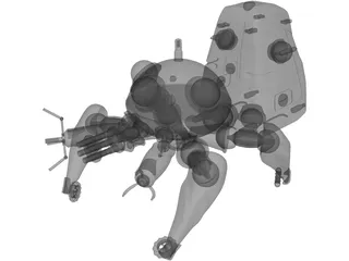 Tachikoma Robot 3D Model preview