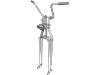Springer Fork 3D Model preview